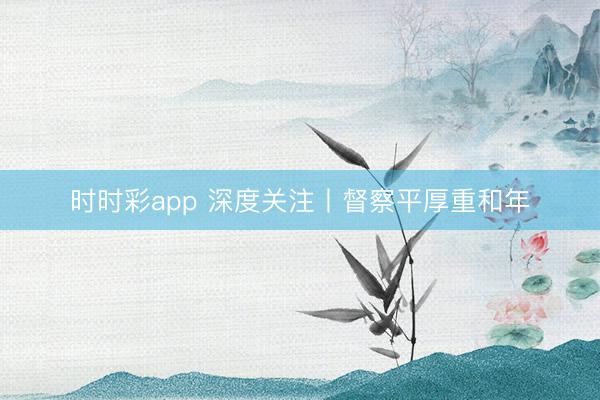 時時彩app 深度關(guān)注丨督察平厚重和年